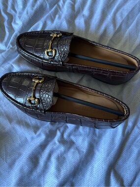 Brown Alligator Millbank Bit Loafer